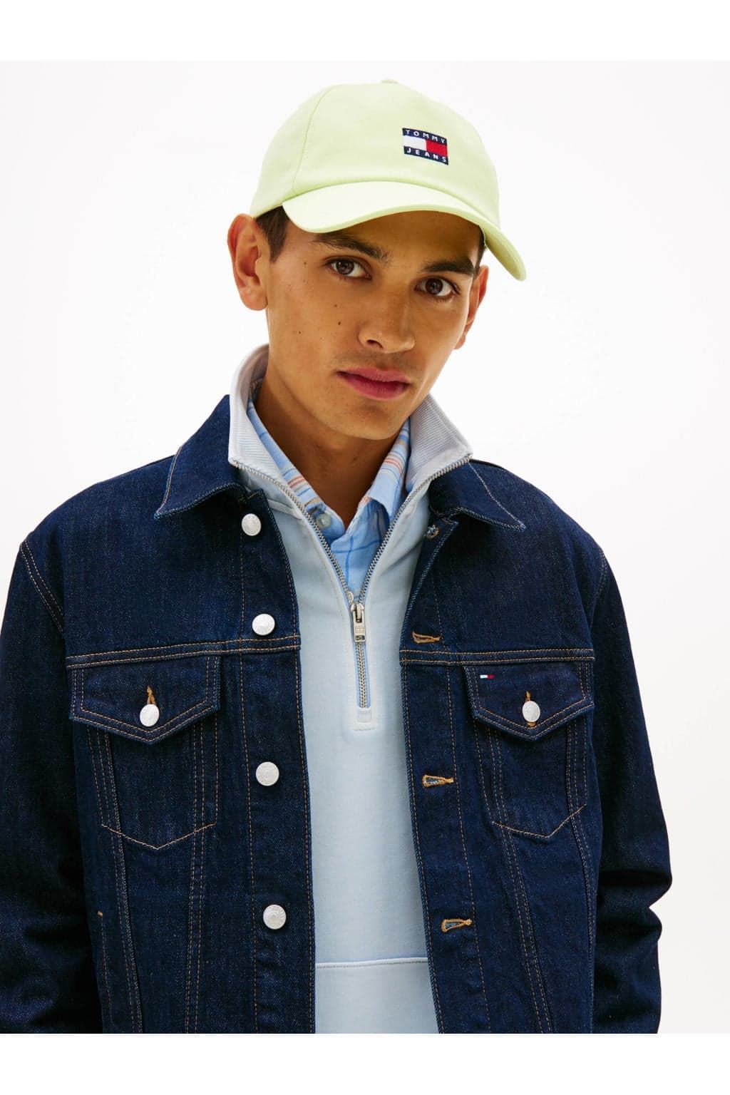 Gorra TOMMY JEANS AM0AM12933 LT9 lime essence - Imagen 2