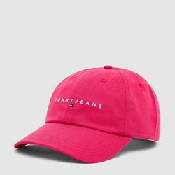 Gorra Tommy Jeans AW0AW16868  XI5  vintage Cerise - Imagen 1