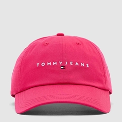 Gorra Tommy Jeans AW0AW16868  XI5  vintage Cerise - Imagen 2