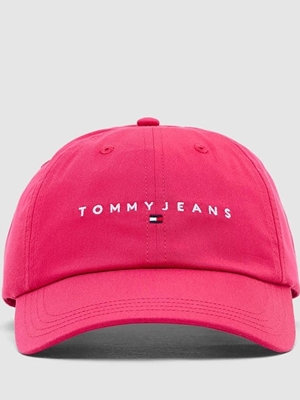 Gorra Tommy Jeans AW0AW16868  XI5  vintage Cerise - Imagen 2