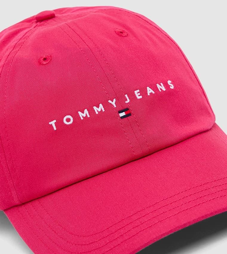 Gorra Tommy Jeans AW0AW16868  XI5  vintage Cerise - Imagen 4