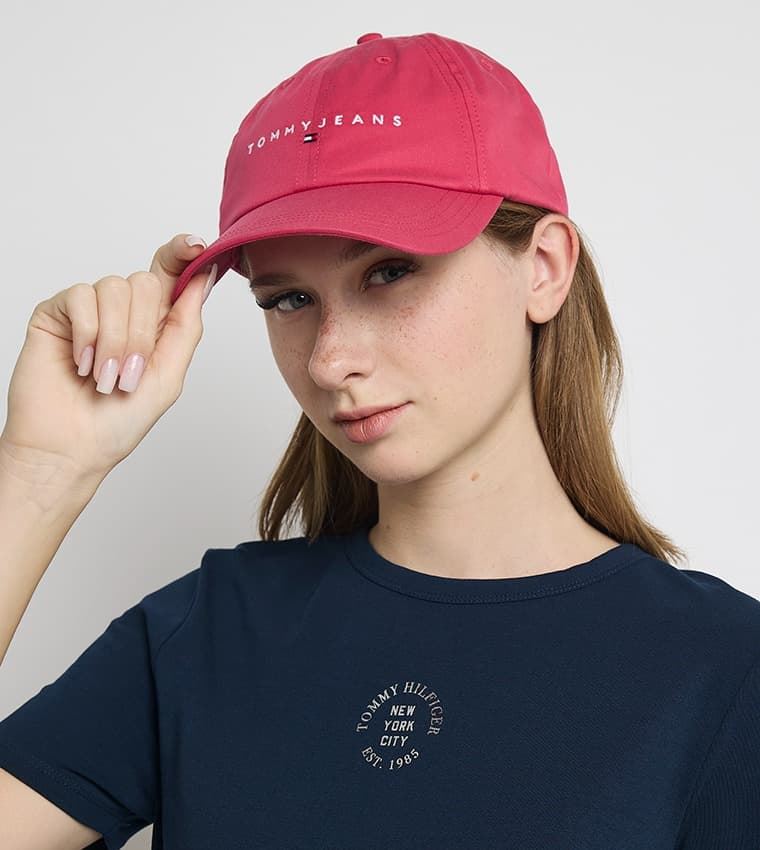 Gorra Tommy Jeans AW0AW16868  XI5  vintage Cerise - Imagen 5