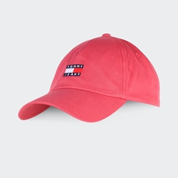 Gorra Tommy Jeans AW0AW16991 XI5 vintage cerise - Imagen 1