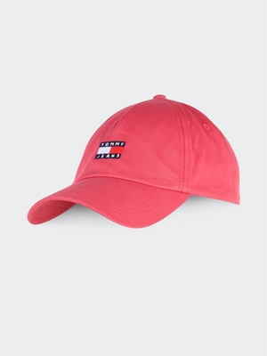 Gorra Tommy Jeans AW0AW16991 XI5 vintage cerise - Imagen 1