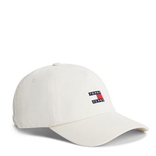 Gorra Tommy Jeans Heritage Core Ivory AW0AW16991 YBI - Imagen 1
