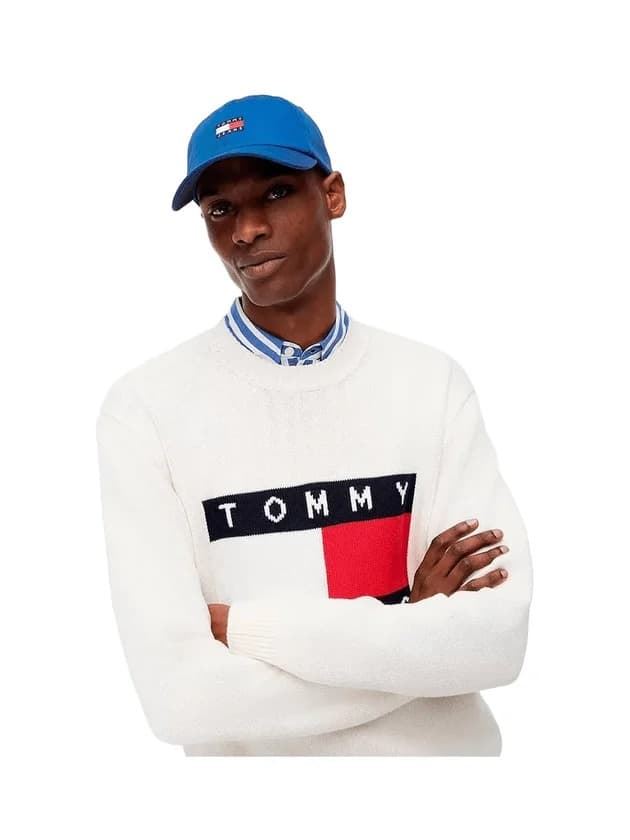 Gorra Tommy Jeans Heritage Core Providence Blue AM0AM12933 C63 - Imagen 2