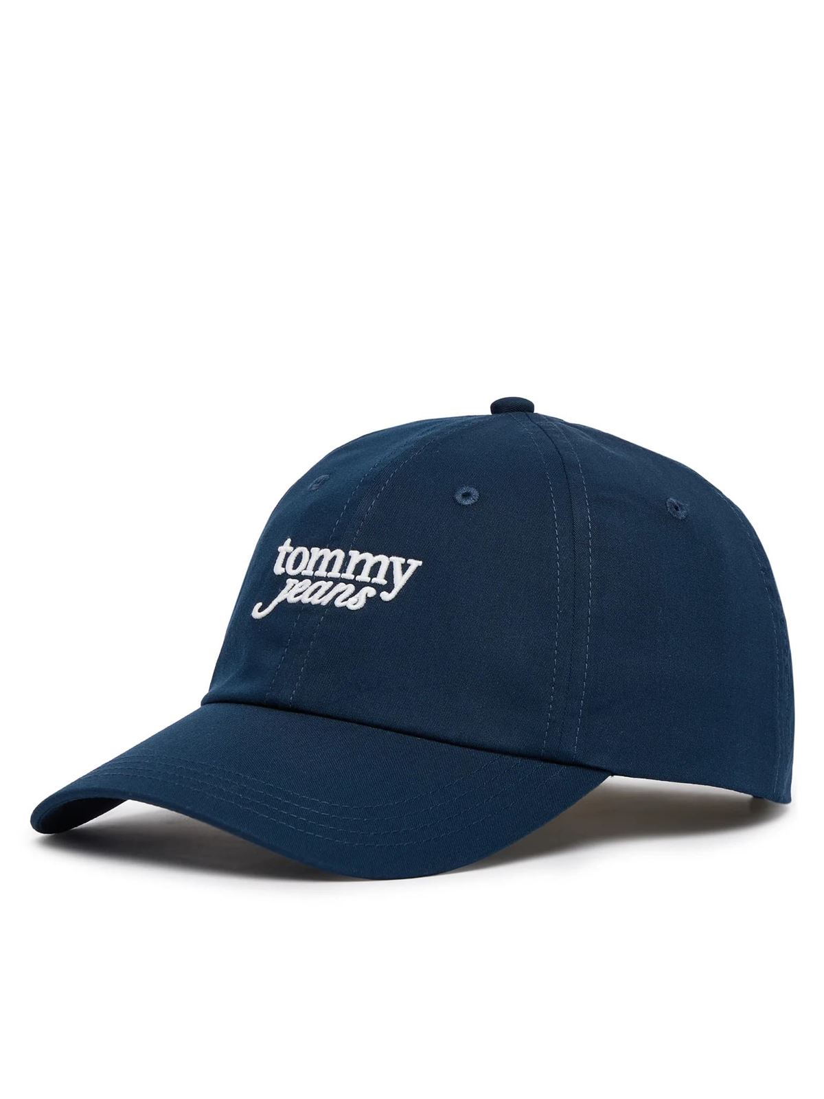 Gorra Tommy Jeans Scritp Logo Dark Blue AW0AW18358 C1G - Imagen 1
