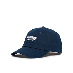 Gorra Tommy Jeans Scritp Logo Dark Blue AW0AW18358 C1G - Imagen 1
