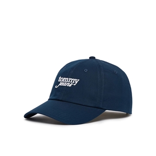 Gorra Tommy Jeans Scritp Logo Dark Blue AW0AW18358 C1G - Imagen 1