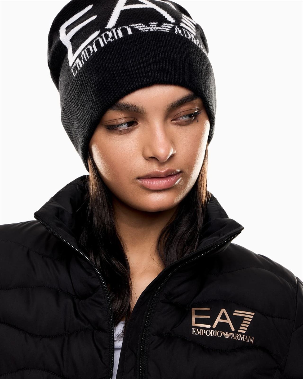 Gorro EA7 Emporio Armani Black & White 7X000006 AF11994 MC008 - Imagen 4
