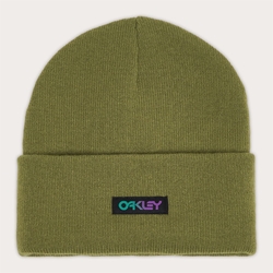 Gorro Oakley B1B Gradient Patch Beanie Army Green F0S900707 7CE - Imagen 1