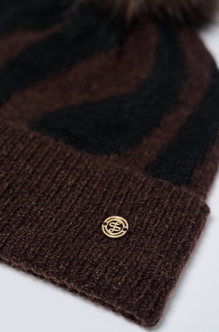 Gorro Salsa Jeans Granate & Black 21010061 920 - Imagen 3