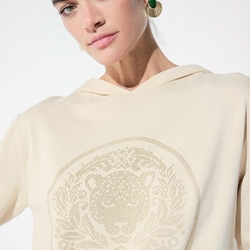 Jersey capucha Lola Casademunt Rosco Piedra LF2611022 - Imagen 2