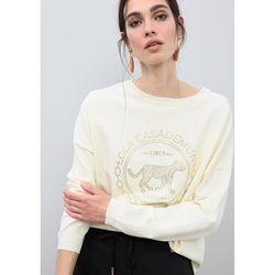 Jersey LOLA CASADEMUNT LS2611030 001 blanco - Imagen 1
