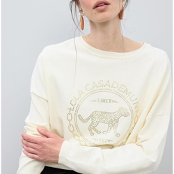 Jersey LOLA CASADEMUNT LS2611030 001 blanco - Imagen 1