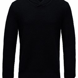 Jersey Negro Salsa Jeans 21010132 000 - Imagen 1