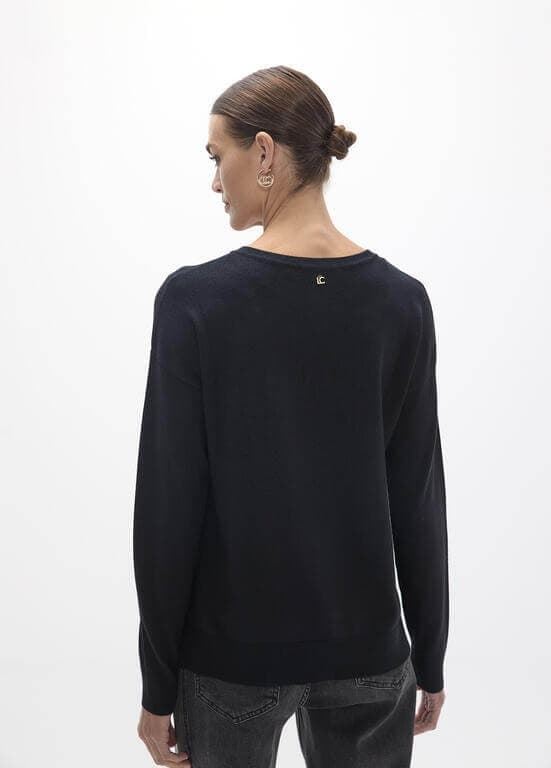 Jersey rosco embossed Lola Casademunt Negro LF2611018 00N - Imagen 3