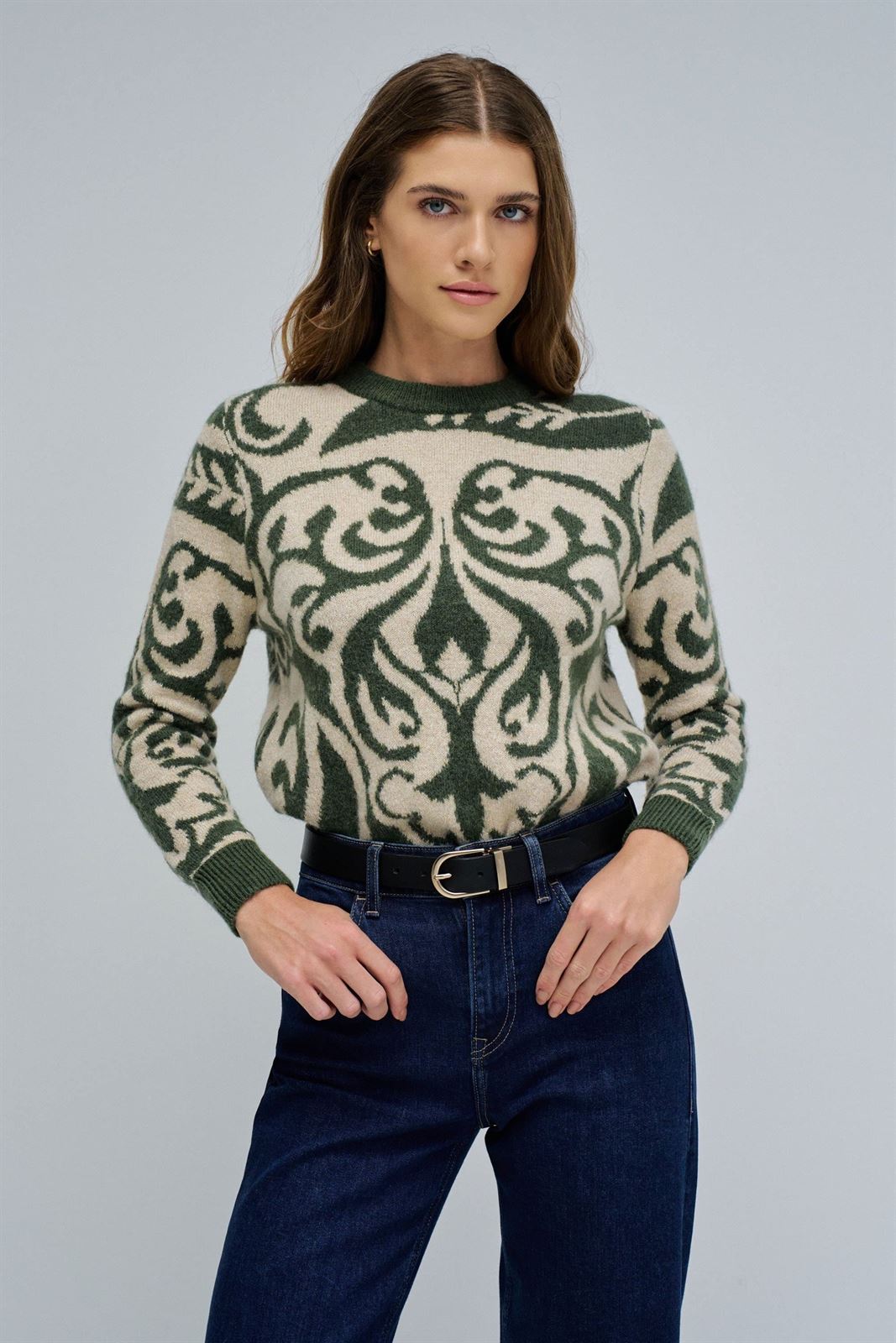 Jersey Salsa Jacquard Sweater 21010524 530 - Imagen 2