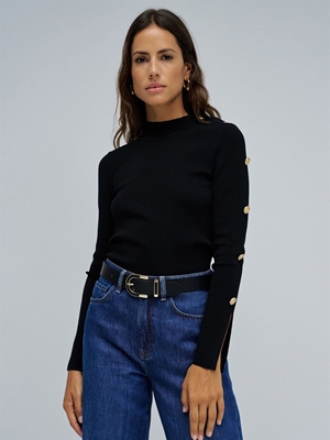 Jersey Salsa Jeans Black 21010464 - Imagen 1