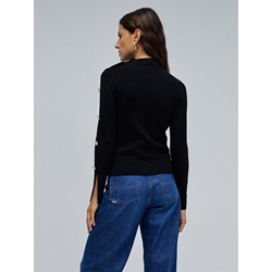 Jersey Salsa Jeans Black 21010464 - Imagen 2