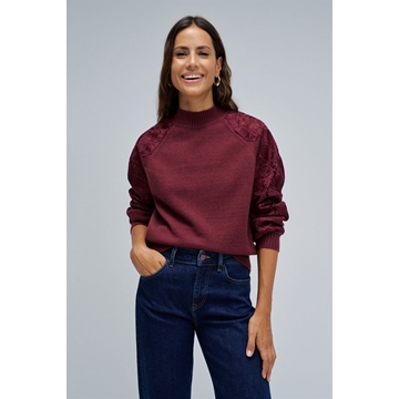 Jersey Salsa Jeans Granate 21010460 730 - Imagen 2