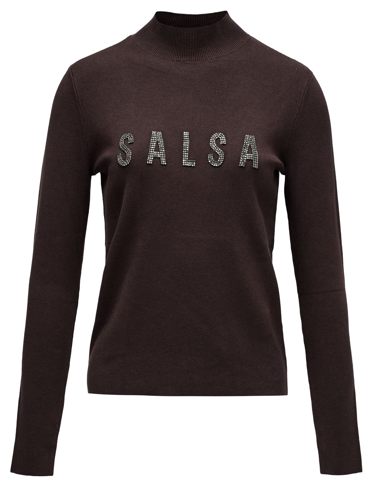 Jersey Salsa Jeans Knitted Dark Brown 21010455 930 - Imagen 1