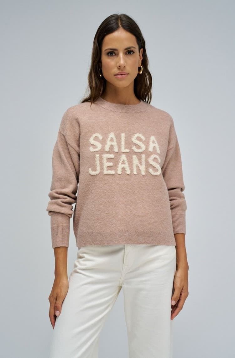 Jersey Salsa Jeans Pink 21010453 124 - Imagen 1