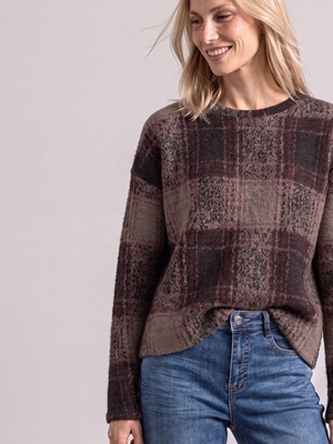 Jersey Street One Multi Color Check Black Coffe 325902 37874 - Imagen 1