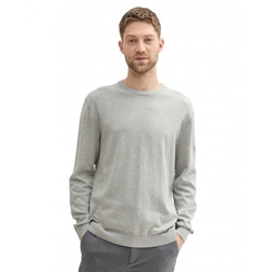 Jersey Tom Tailor 1039810 36293 Stone Grey Melange - Imagen 1