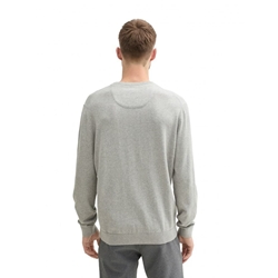 Jersey Tom Tailor 1039810 36293 Stone Grey Melange - Imagen 2