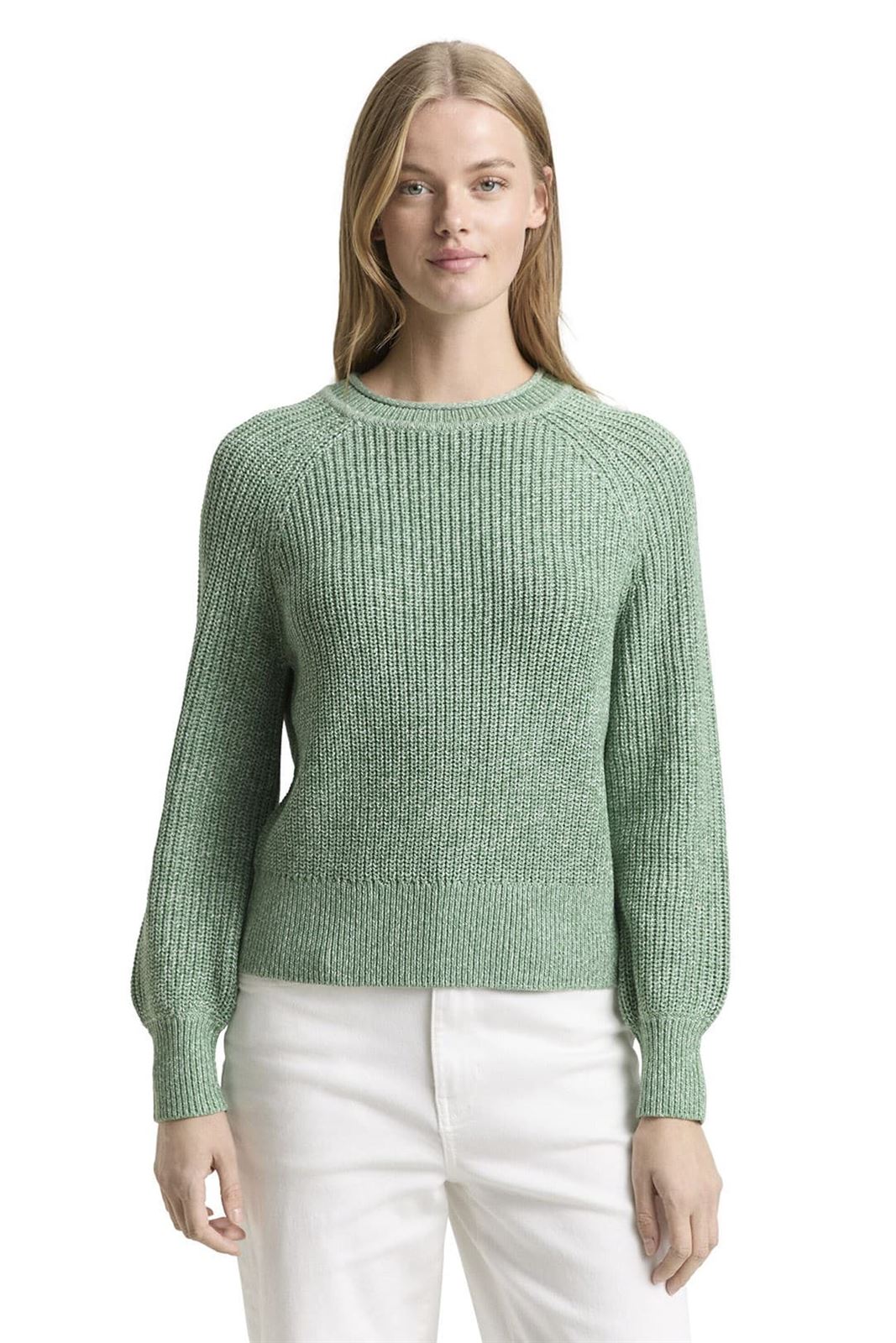 Jersey TOM TAILOR 1043309240 39426 verde - Imagen 1