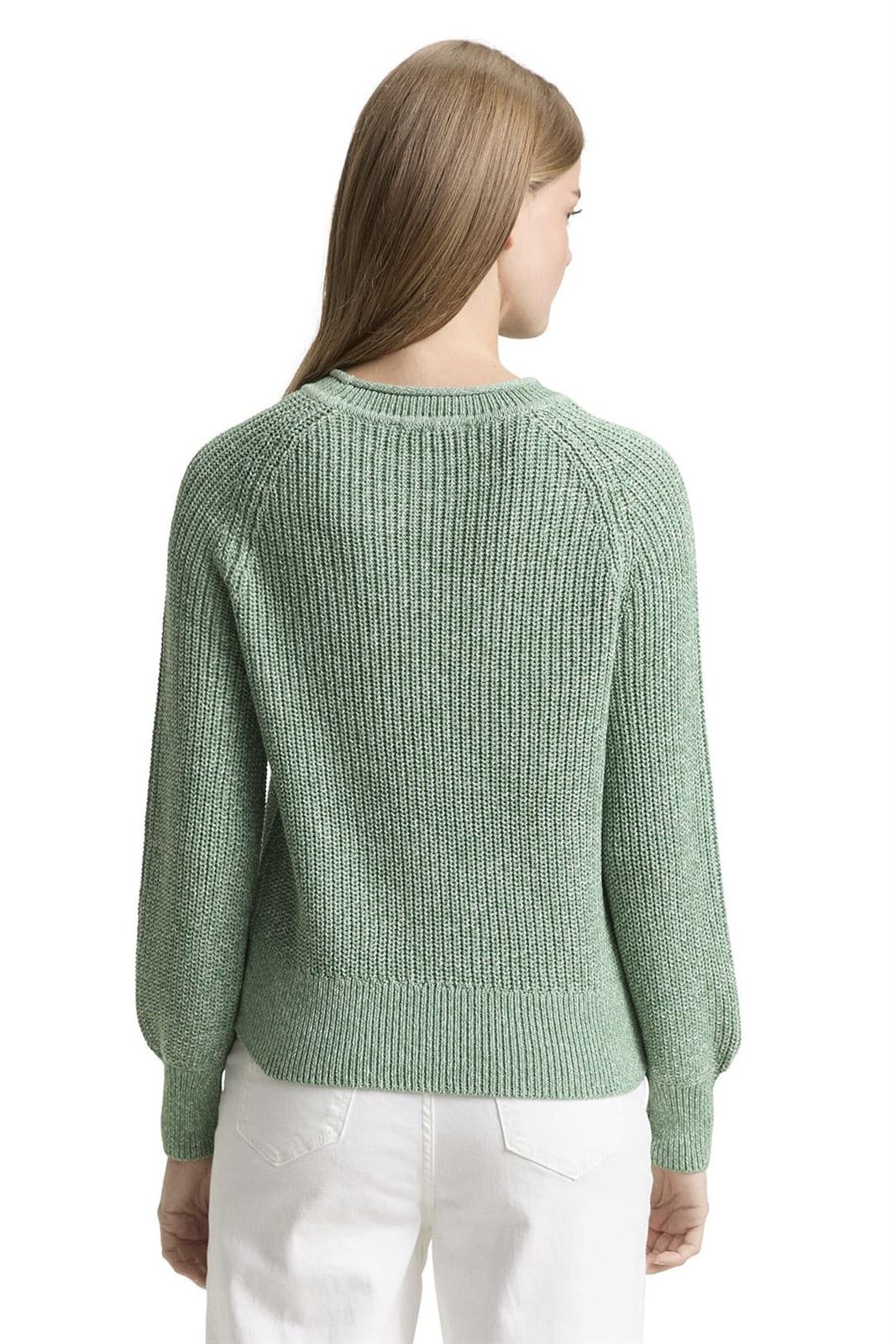 Jersey TOM TAILOR 1043309240 39426 verde - Imagen 3