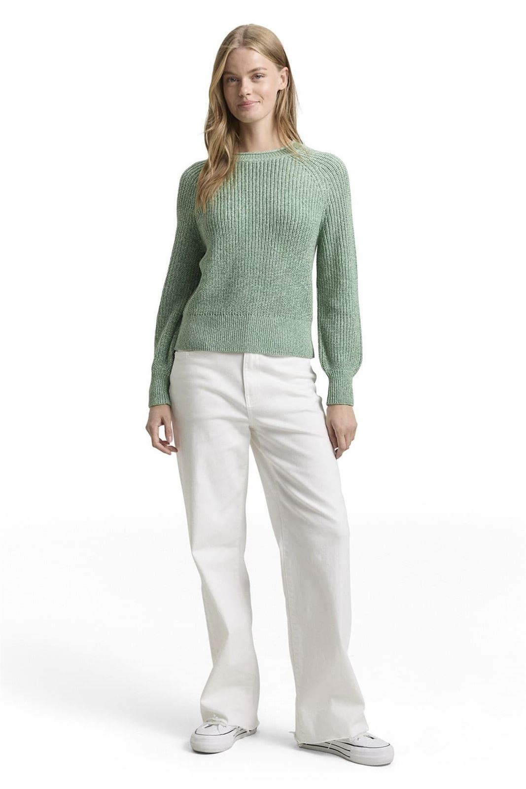 Jersey TOM TAILOR 1043309240 39426 verde - Imagen 4