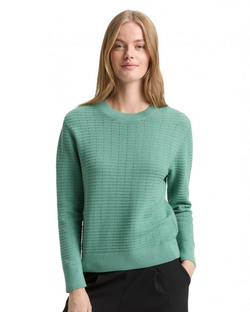 Jersey TOM TAILOR 1049094 10978 bleeched green - Imagen 1