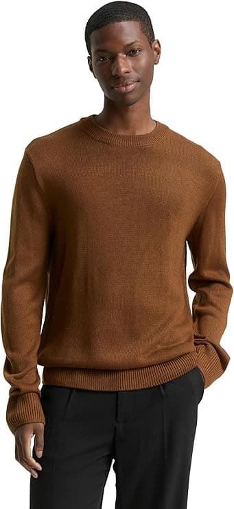 Jersey Tom Tailor Basic Crew Denim 1049459 15033 - Imagen 1
