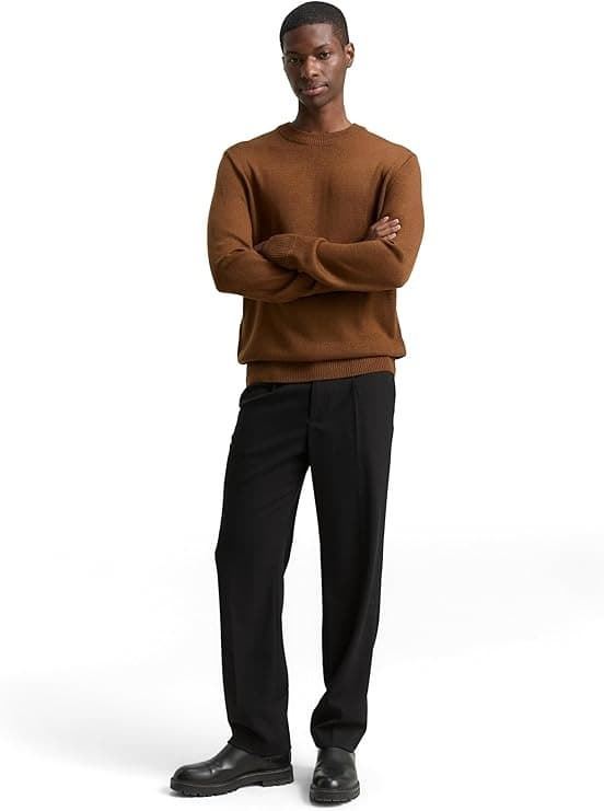 Jersey Tom Tailor Basic Crew Denim 1049459 15033 - Imagen 3