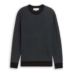 Jersey Tom Tailor Black Grey Structure 1049198 25557 - Imagen 1