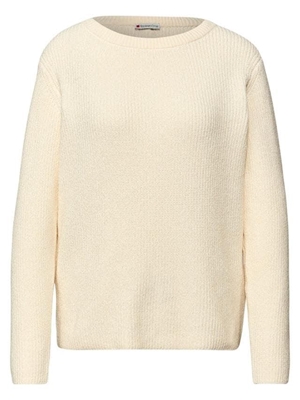 Jersey Tom Tailor Chenille Soft Beige 303485 16351 - Imagen 1