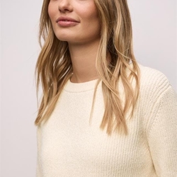 Jersey Tom Tailor Chenille Soft Beige 303485 16351 - Imagen 2