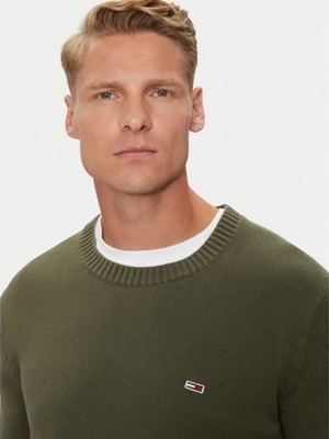 Jersey Tommy Jeans DM0DM18370 M12 fatigue green - Imagen 2