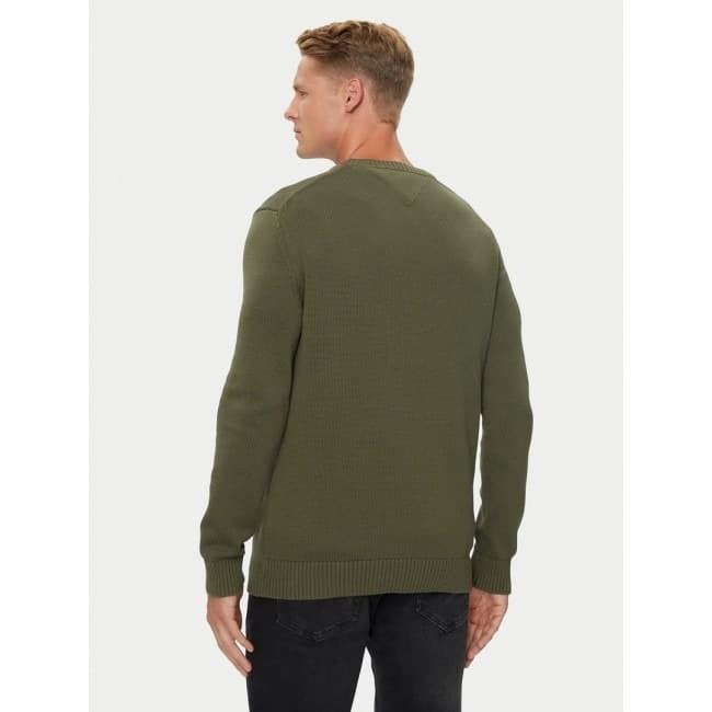 Jersey Tommy Jeans DM0DM18370 M12 fatigue green - Imagen 4