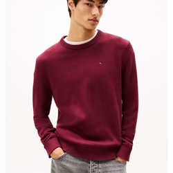 Jersey Tommy Jeans Tjm Slim Ess Sweater Ext Red Wine DM0DM21787 XIU - Imagen 1