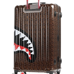 Maleta Sprayground 910CL181NSZ Sharks in Paris check large luggage - Imagen 2