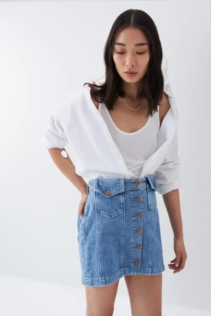 Mini skirt Salsa 126364 8501 denim - Imagen 1