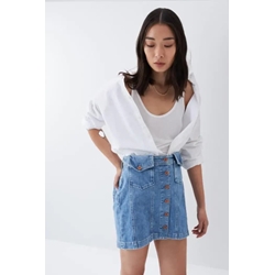 Mini skirt Salsa 126364 8501 denim - Imagen 1