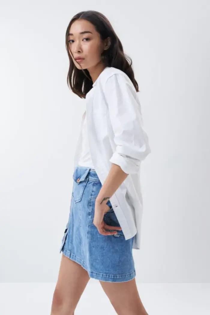 Mini skirt Salsa 126364 8501 denim - Imagen 2