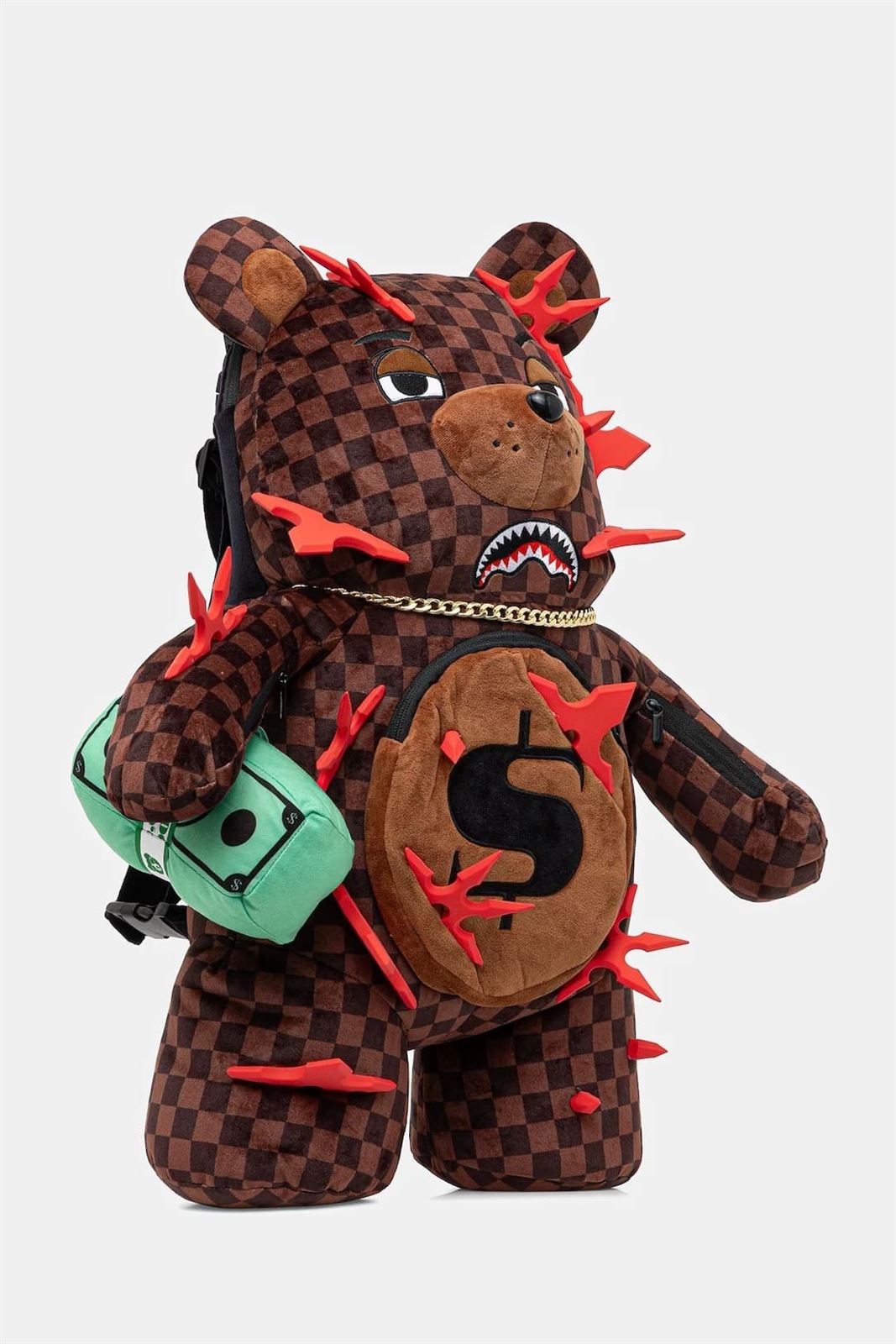 Mochila de Oso Sprayground Ninja Star Bear 910B7109NSZ - Imagen 2