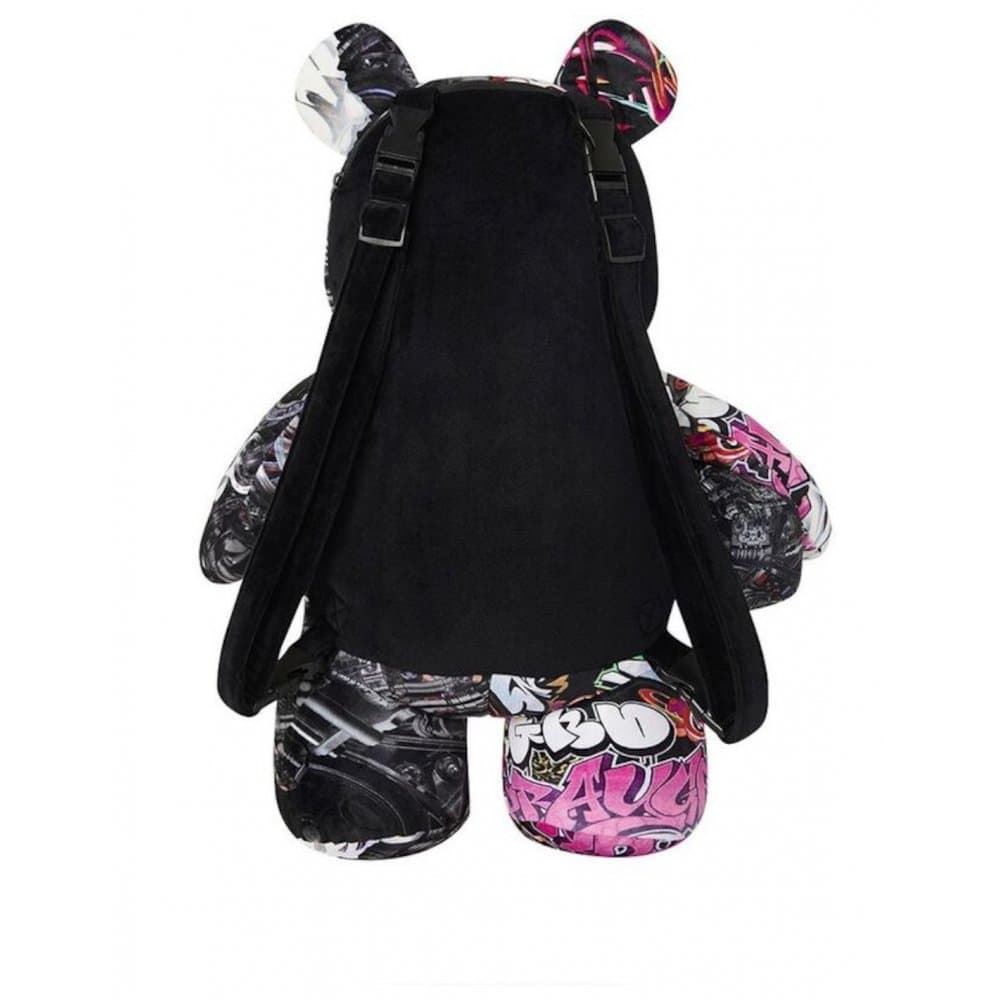 Mochila de Oso Sprayground Split Cybershark Moneybear 910B8052NSZ - Imagen 3