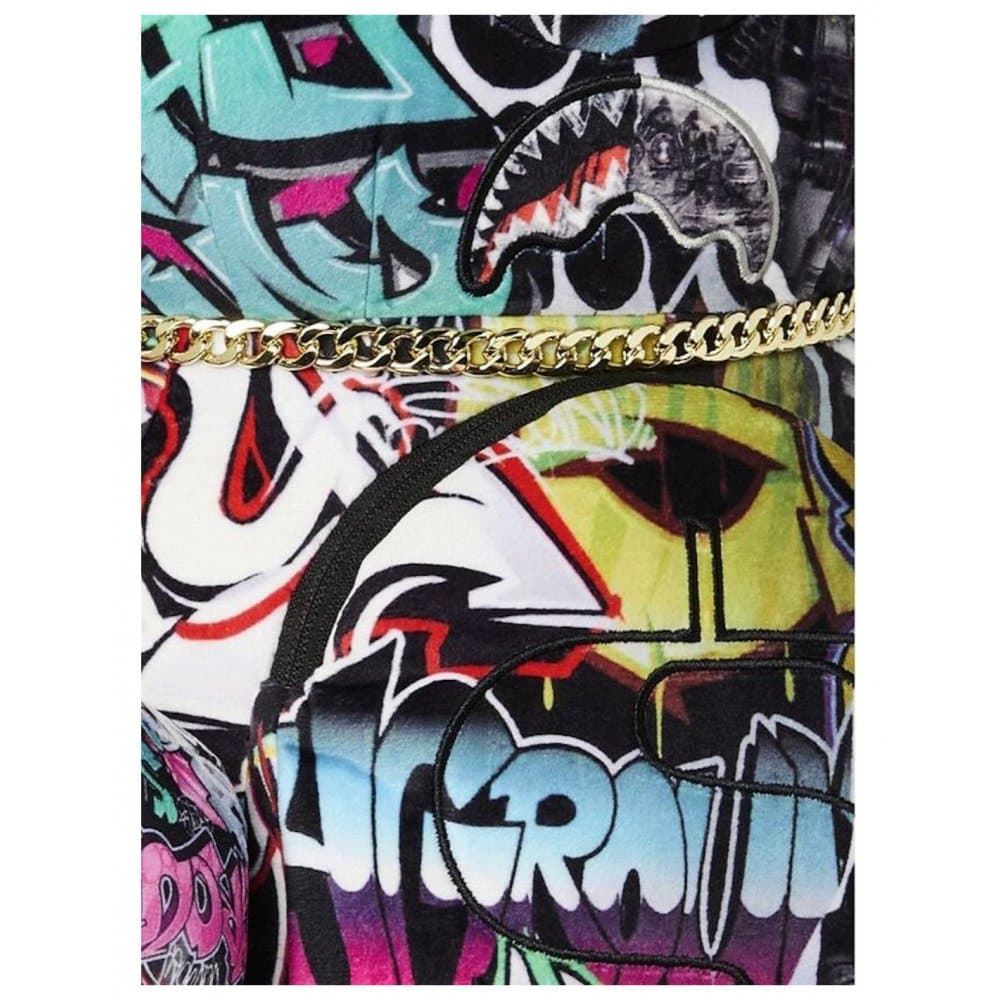 Mochila de Oso Sprayground Split Cybershark Moneybear 910B8052NSZ - Imagen 5