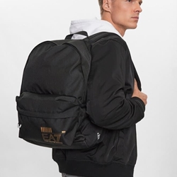 Mochila EA7 Emporio Armani 245081 CC940 26121 black/gold - Imagen 2